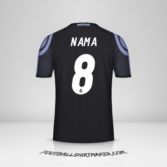 Jersey Real Madrid CF 2016/17 Ketiga -  nama - 8
