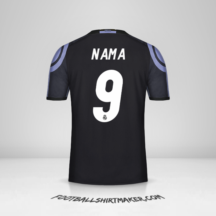 Jersey Real Madrid CF 2016/17 Ketiga -  nama - 9