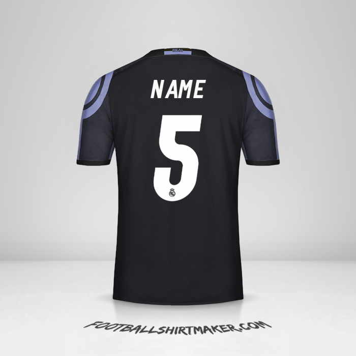 Shirt Real Madrid CF 2016/17 Third -  name - 5
