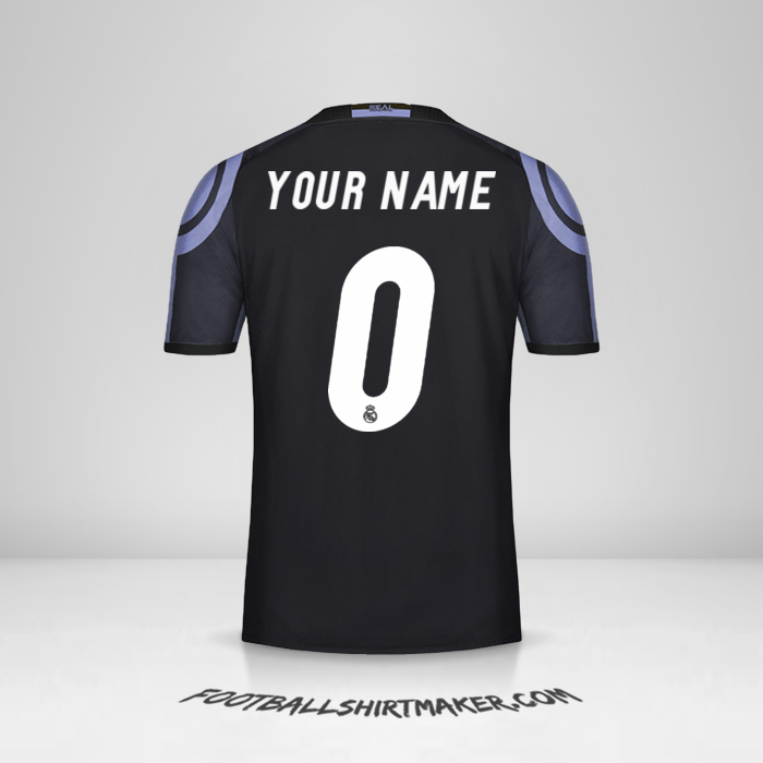 Jersey Real Madrid CF 2016/17 III -  your name - 0