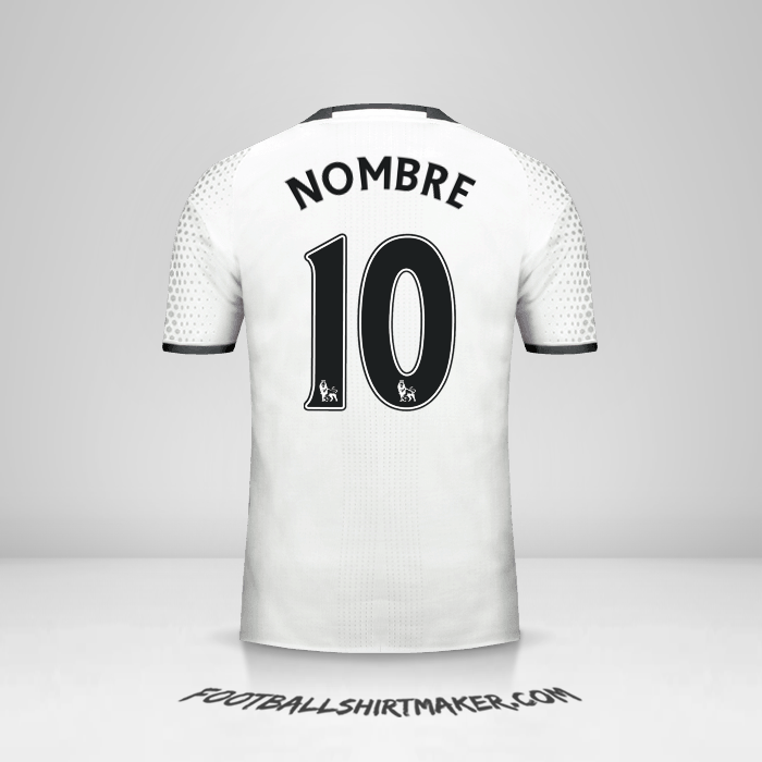 Camiseta Manchester United 2016/17 Tercera -  nombre - 10