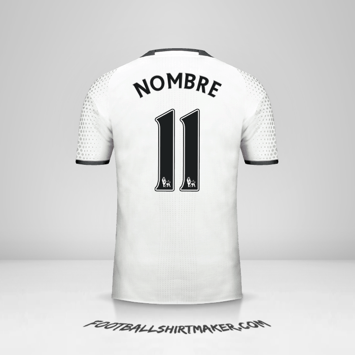 Jersey Manchester United 2016/17 Tercera -  nombre - 11