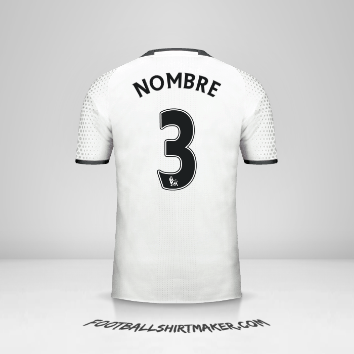 Jersey Manchester United 2016/17 Tercera -  nombre - 3
