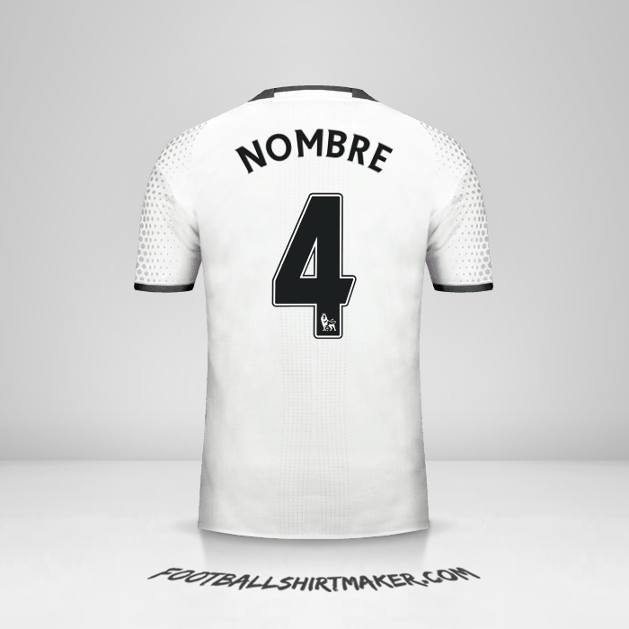 Camiseta Manchester United 2016/17 Tercera -  nombre - 4