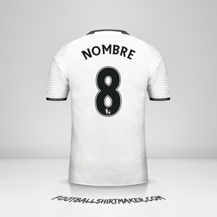 Camiseta Manchester United 2016/17 Tercera -  nombre - 8