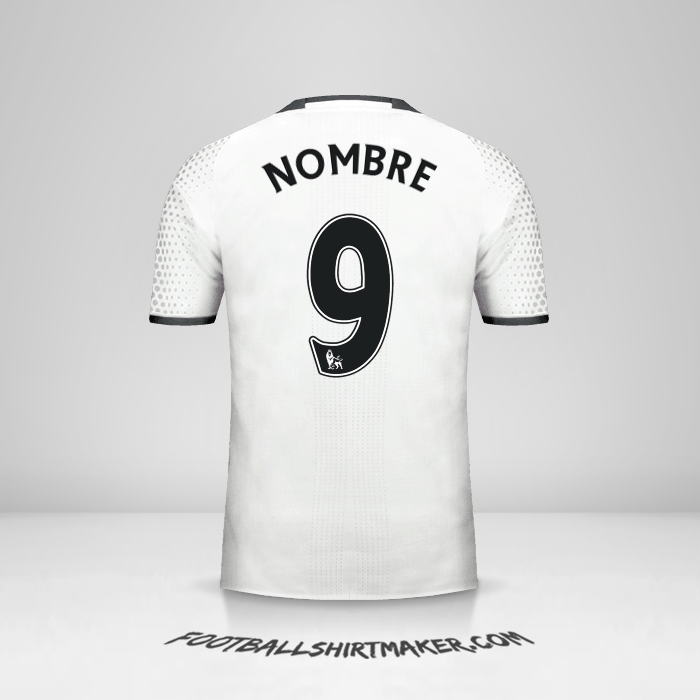 Jersey Manchester United 2016/17 Tercera -  nombre - 9