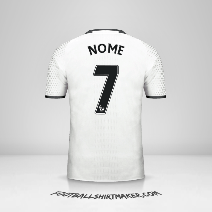 Camisa Manchester United 2016/17 Terceira -  nome - 7