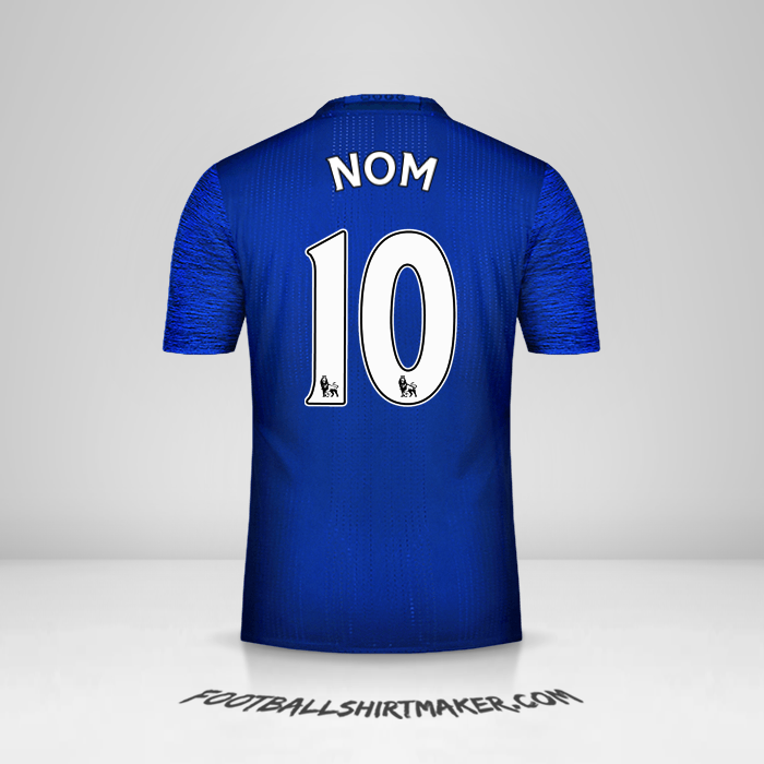 Maillot Manchester United 2016/17 Extérieur -  nom - 10