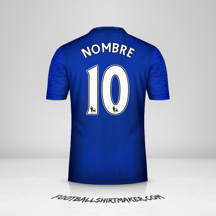 Jersey Manchester United 2016/17 Visita -  nombre - 10