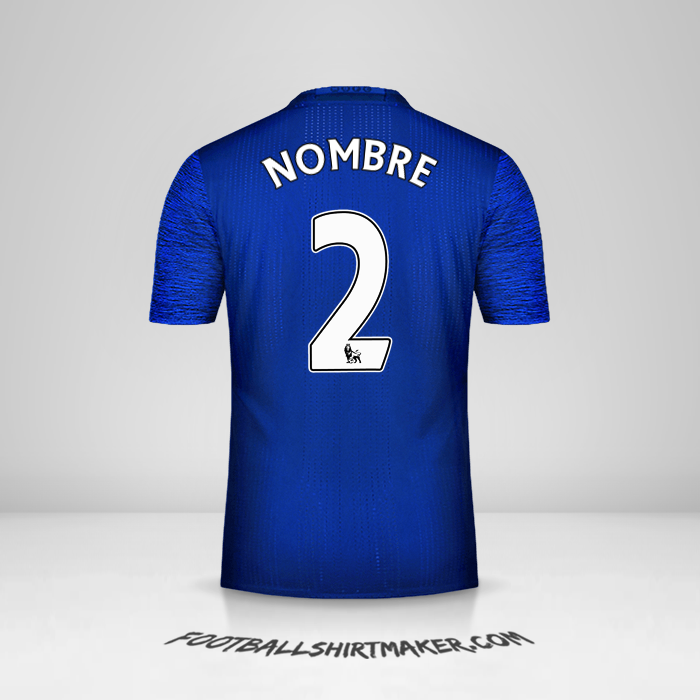 Camiseta Manchester United 2016/17 Visita -  nombre - 2
