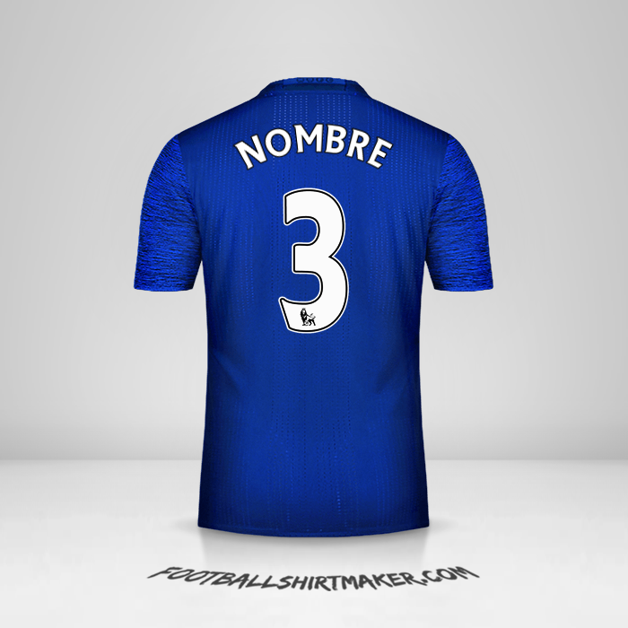 Jersey Manchester United 2016/17 Visita -  nombre - 3