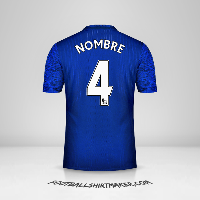 Jersey Manchester United 2016/17 Visita -  nombre - 4