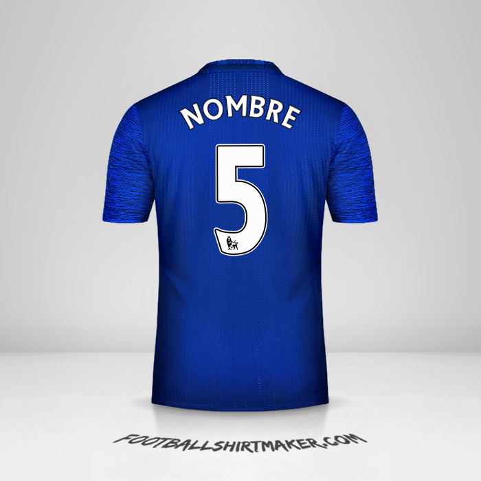 Jersey Manchester United 2016/17 Visita -  nombre - 5