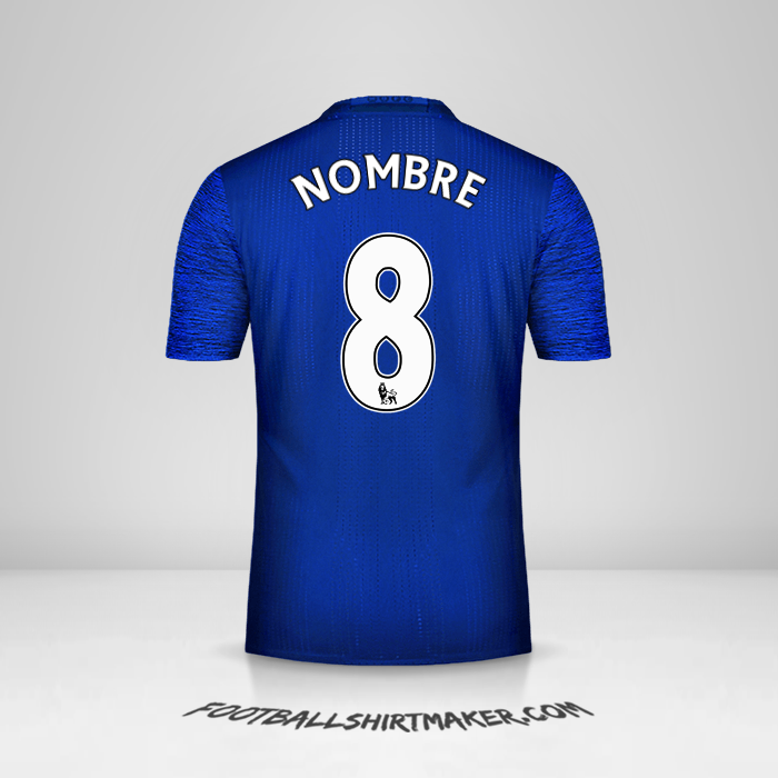 Camiseta Manchester United 2016/17 Visita -  nombre - 8