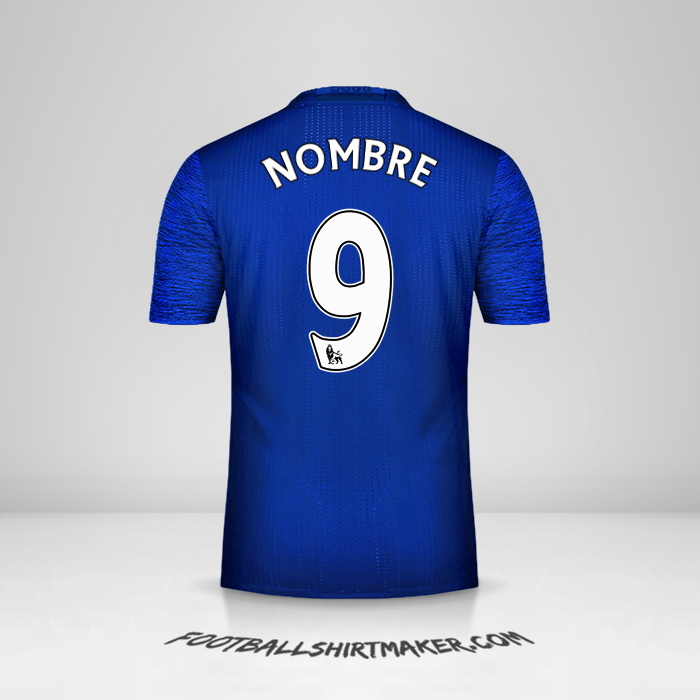 Jersey Manchester United 2016/17 Visita -  nombre - 9