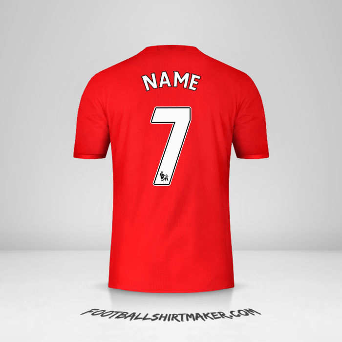 Jersey Manchester United 2016/17 -  name - 7