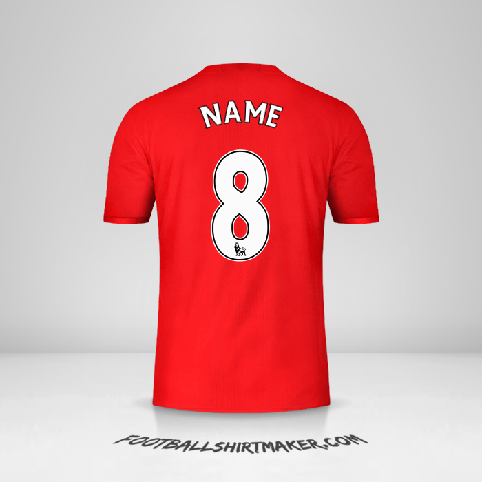 Trikot Manchester United 2016/17 -  name - 8