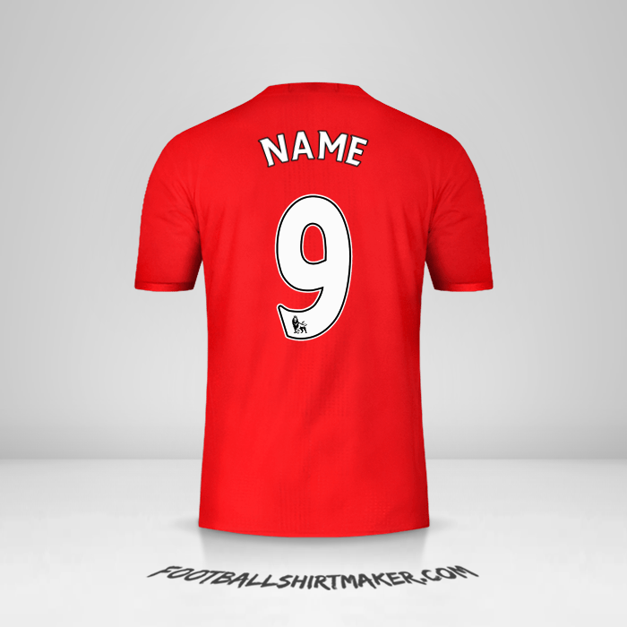 Trikot Manchester United 2016/17 -  name - 9