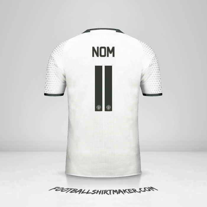 Maillot Manchester United Cup 2016/17 Troisième -  nom - 11