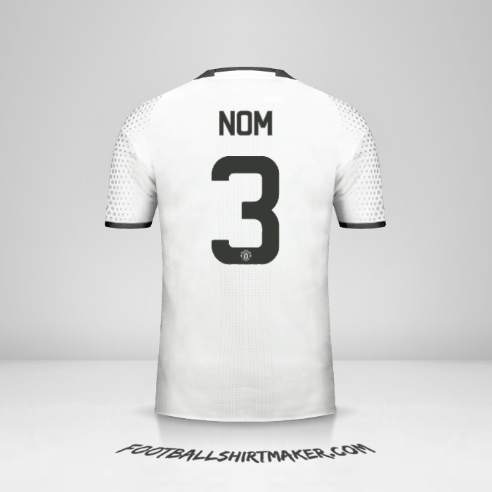 Maillot Manchester United Cup 2016/17 Troisième -  nom - 3