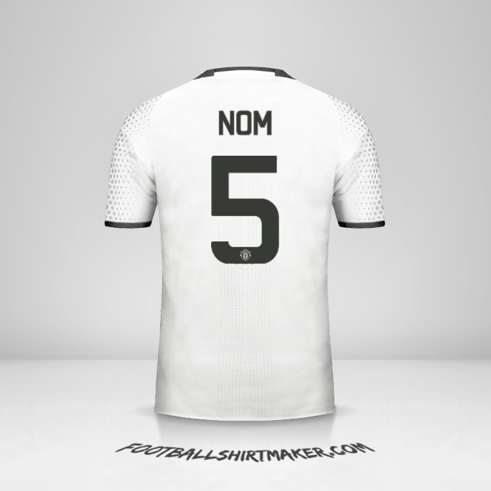 Maillot Manchester United Cup 2016/17 Troisième -  nom - 5