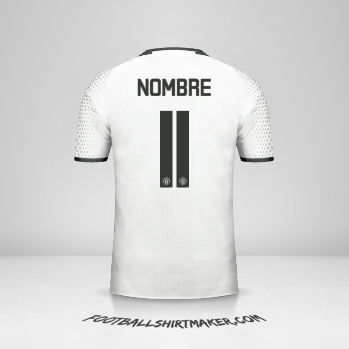 Jersey Manchester United Cup 2016/17 Tercera -  nombre - 11