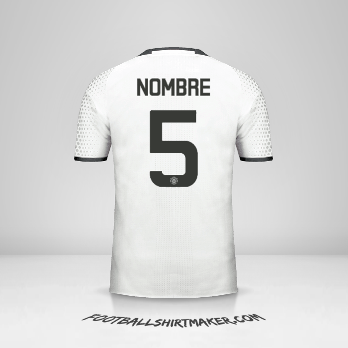 Jersey Manchester United Cup 2016/17 Tercera -  nombre - 5
