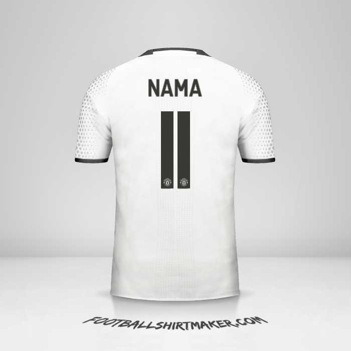 Jersey Manchester United Cup 2016/17 Ketiga -  nama - 11