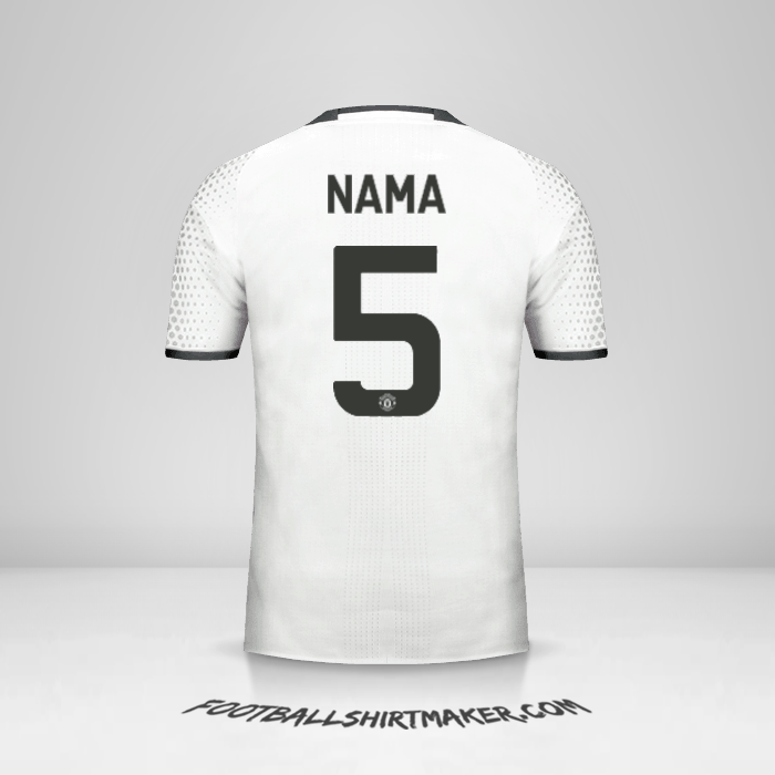 Jersey Manchester United Cup 2016/17 Ketiga -  nama - 5