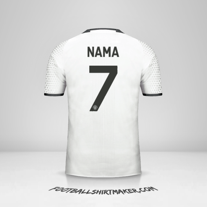 Jersey Manchester United Cup 2016/17 Ketiga -  nama - 7