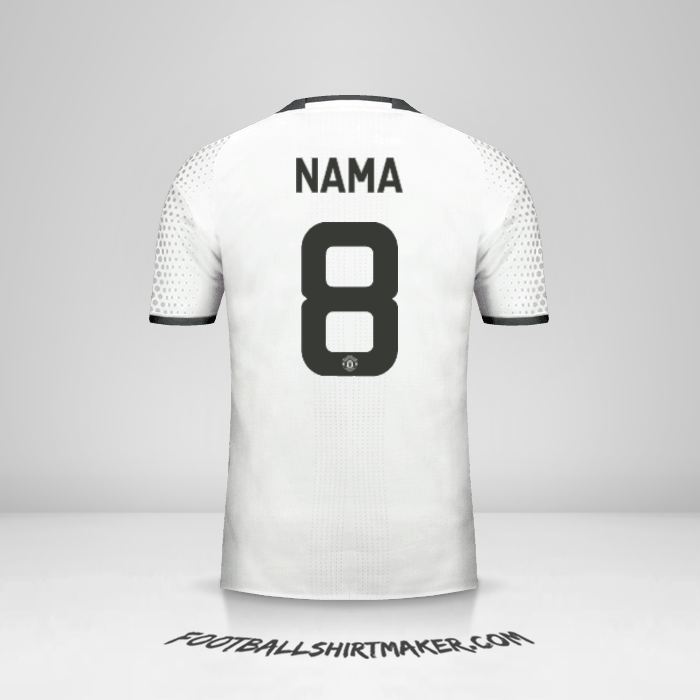 Jersey Manchester United Cup 2016/17 Ketiga -  nama - 8