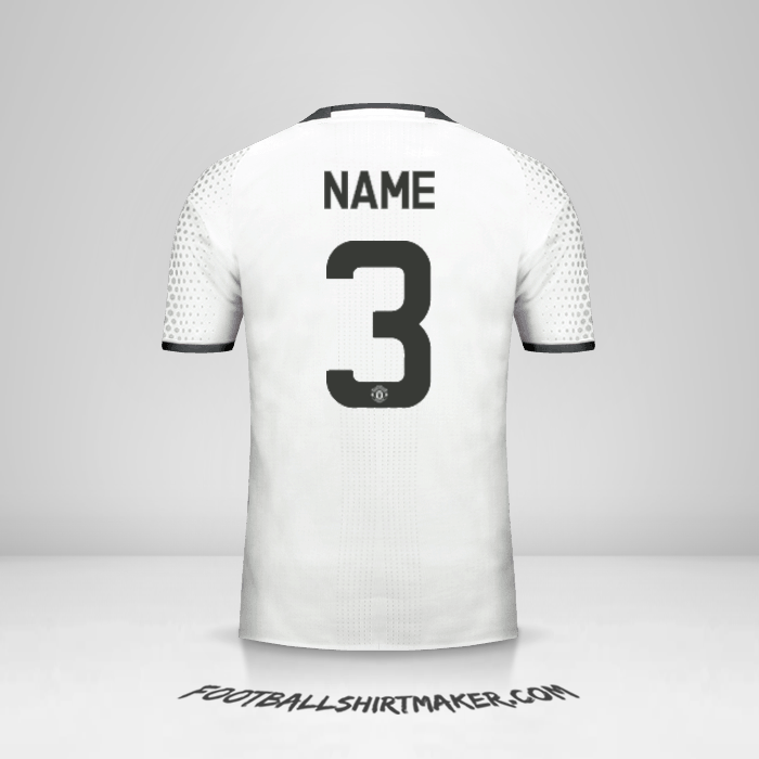 Trikot Manchester United Cup 2016/17 Dritte -  name - 3