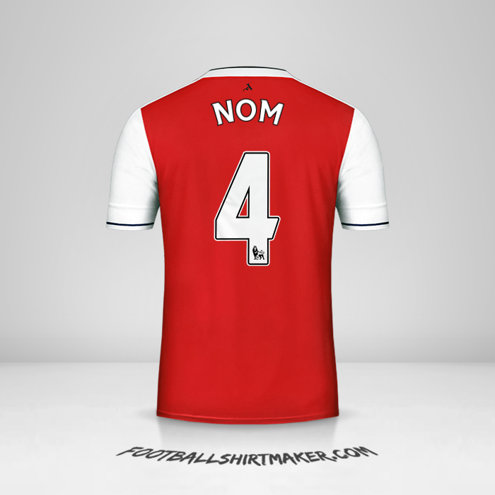 Maillot Arsenal 2016/17 -  nom - 4