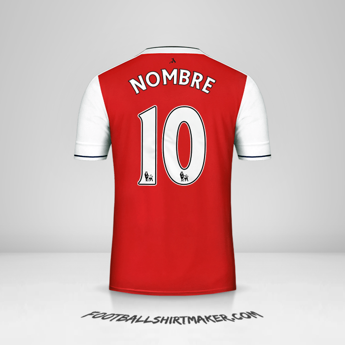 Camiseta Arsenal 2016/17 -  nombre - 10