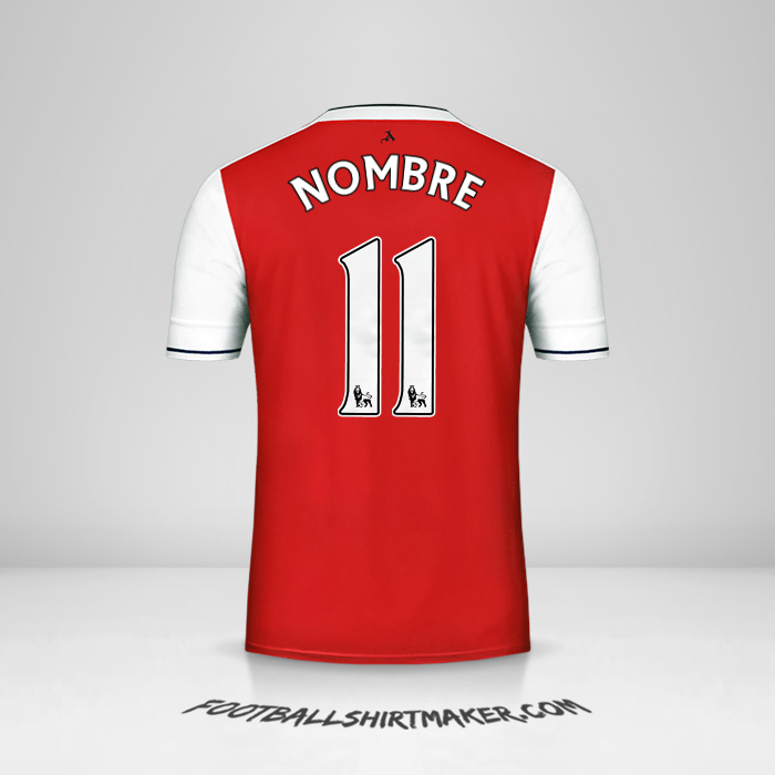 Jersey Arsenal 2016/17 -  nombre - 11