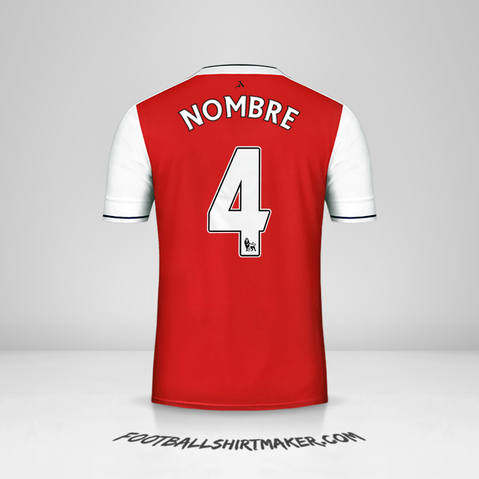 Camiseta Arsenal 2016/17 -  nombre - 4
