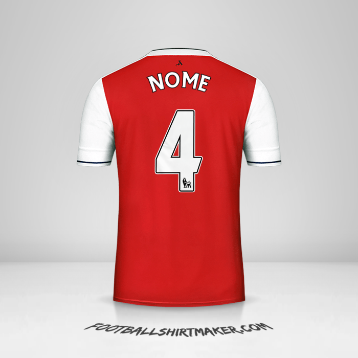 Camisa Arsenal 2016/17 -  nome - 4