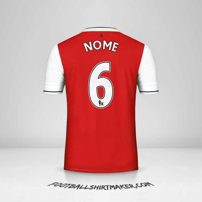 Maglia Arsenal 2016/17 -  nome - 6