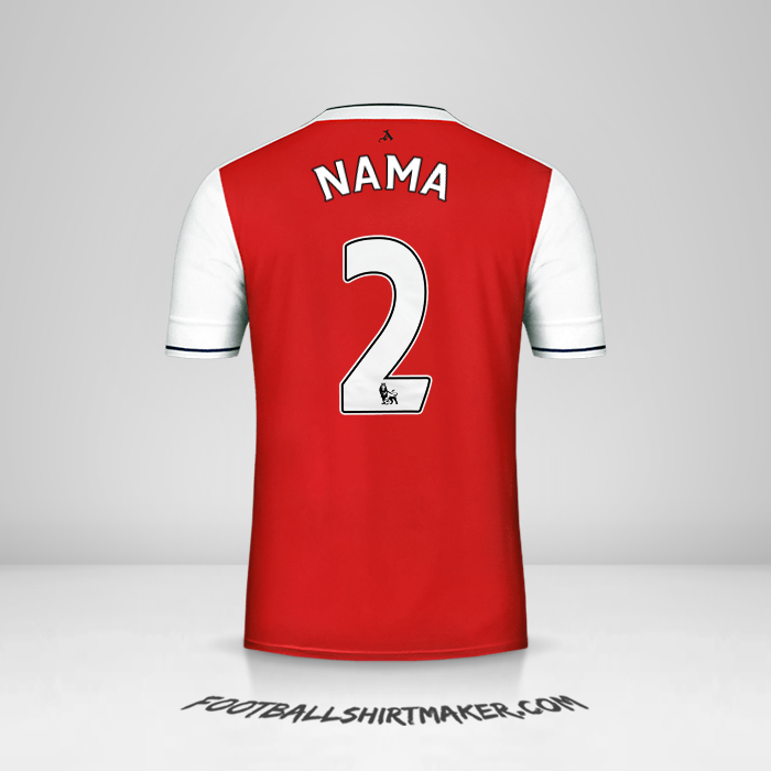 Jersey Arsenal 2016/17 -  nama - 2