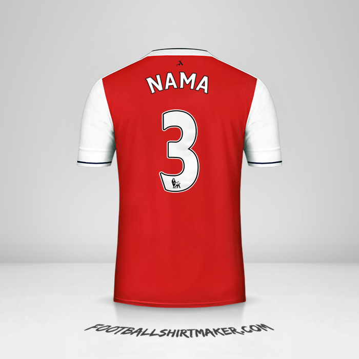 Jersey Arsenal 2016/17 -  nama - 3