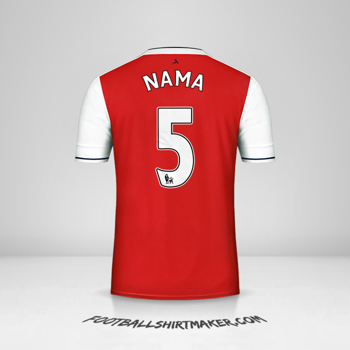 Jersey Arsenal 2016/17 -  nama - 5