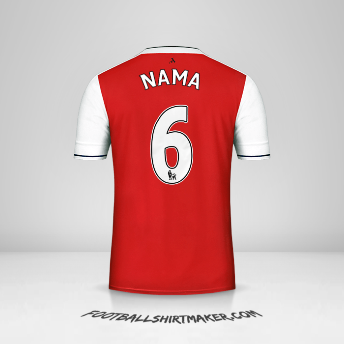 Jersey Arsenal 2016/17 -  nama - 6
