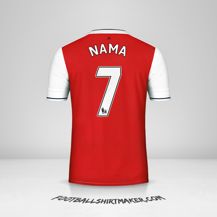 Jersey Arsenal 2016/17 -  nama - 7
