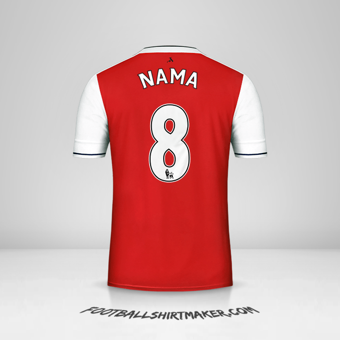 Jersey Arsenal 2016/17 -  nama - 8