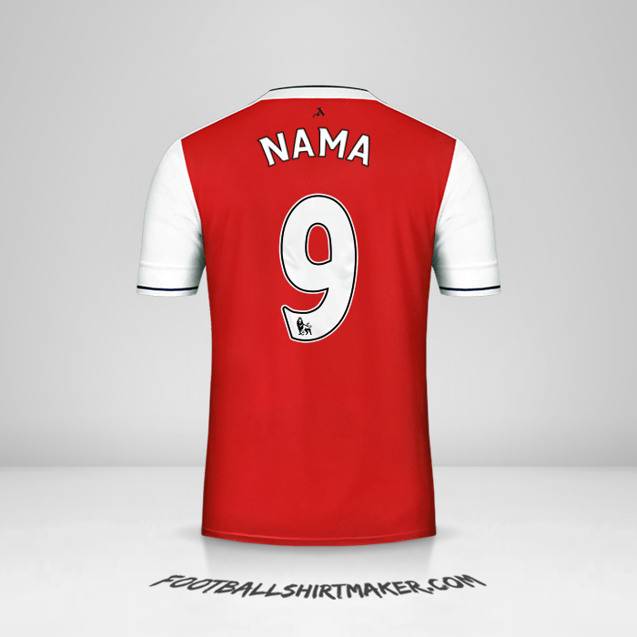 Jersey Arsenal 2016/17 -  nama - 9