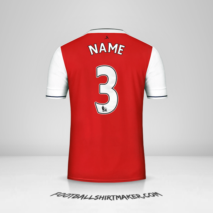 Trikot Arsenal 2016/17 -  name - 3