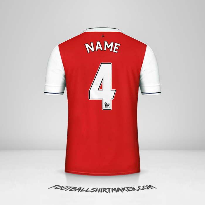 Trikot Arsenal 2016/17 -  name - 4