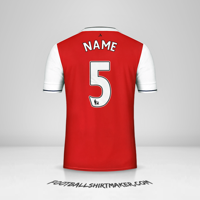Shirt Arsenal 2016/17 -  name - 5