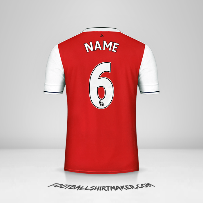 Shirt Arsenal 2016/17 -  name - 6