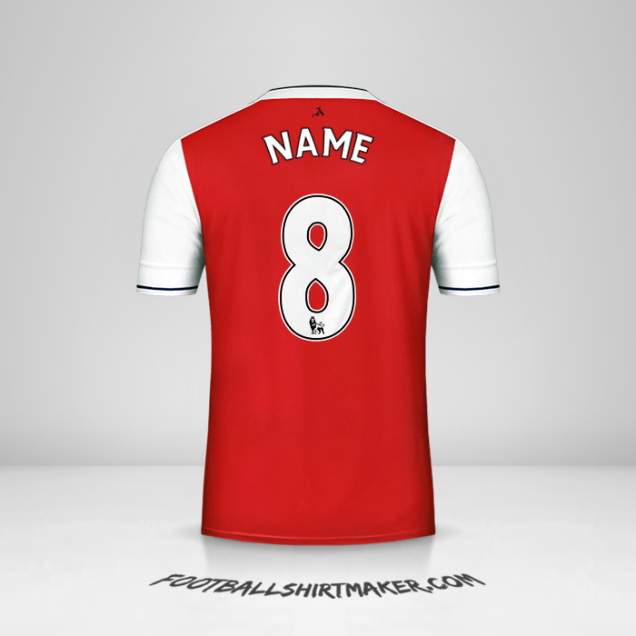 Shirt Arsenal 2016/17 -  name - 8